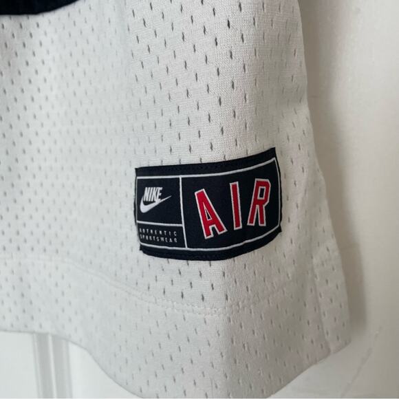 Nike Air Mesh Basketball Jersey Red Black White - Picture 3 of 5